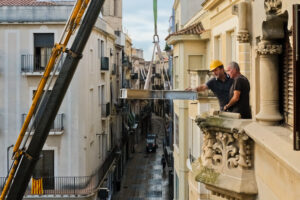 Empiezan las obras de reconstrucción